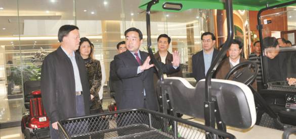 廣東省領導臨廣東工廠視察指導工作